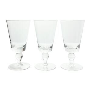 Waterford (Marquis) “Vintage Garden” Set of 3 Water or Wine Glasses 7 3/4” 16oz